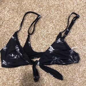 RVCA shark print minimal coverage